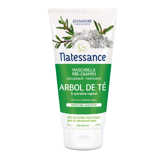 Natessance tea tree pre-shampoo masker 150 ml