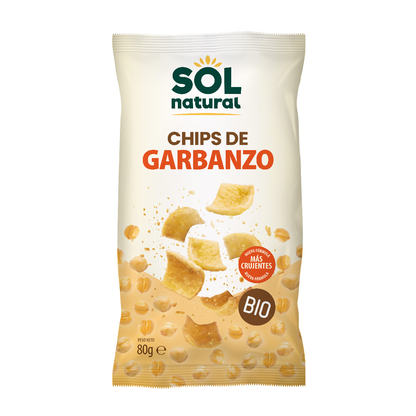 Biologische kikkererwtenchips Sol Natural 80 g