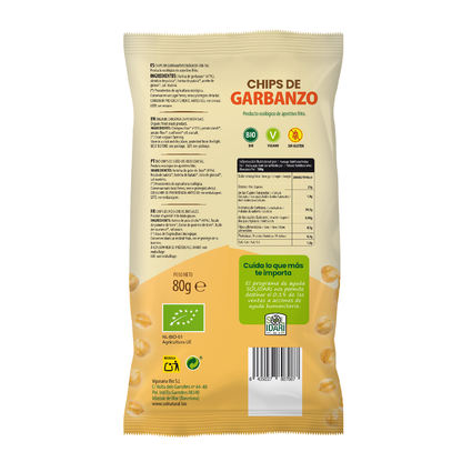 Biologische kikkererwtenchips Sol Natural 80 g