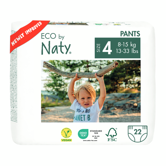 Luierbroekje nr. 4 Naty 8-15 kg, 22 stuks