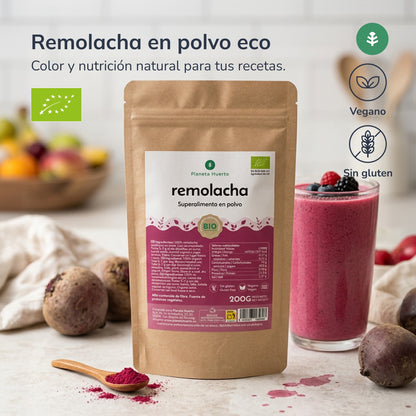Rode bietenpoeder Eco Planeta Huerto 200 g