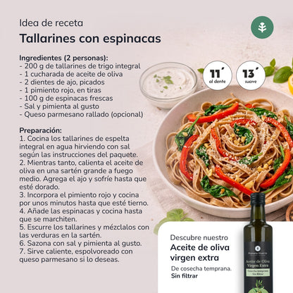 Volkoren tagliatelle ECO Planeta Huerto 500g