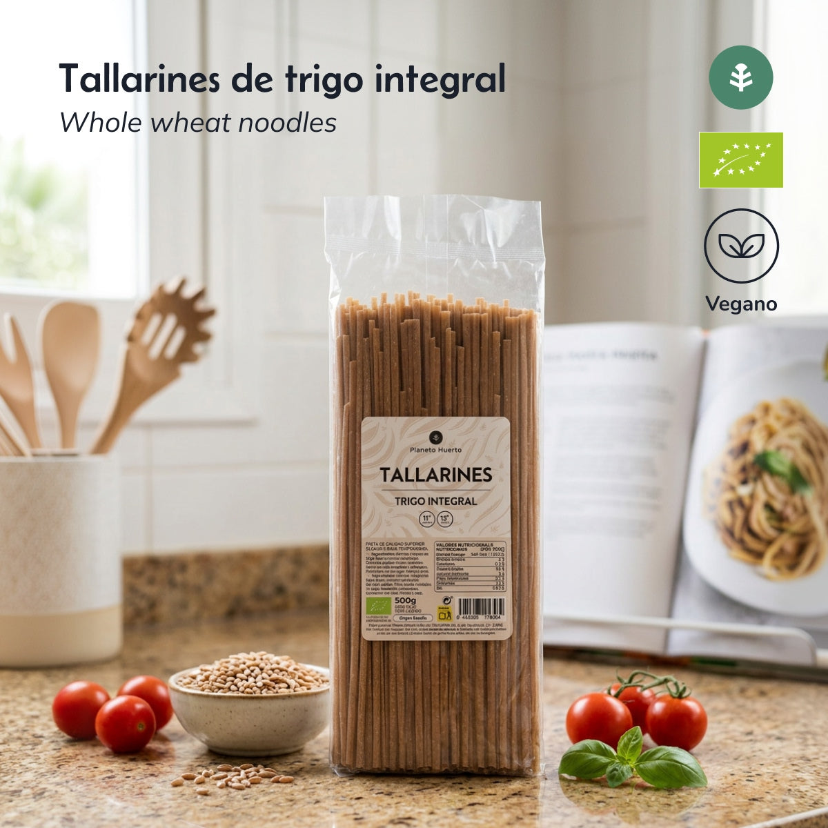 Volkoren tagliatelle ECO Planeta Huerto 500g