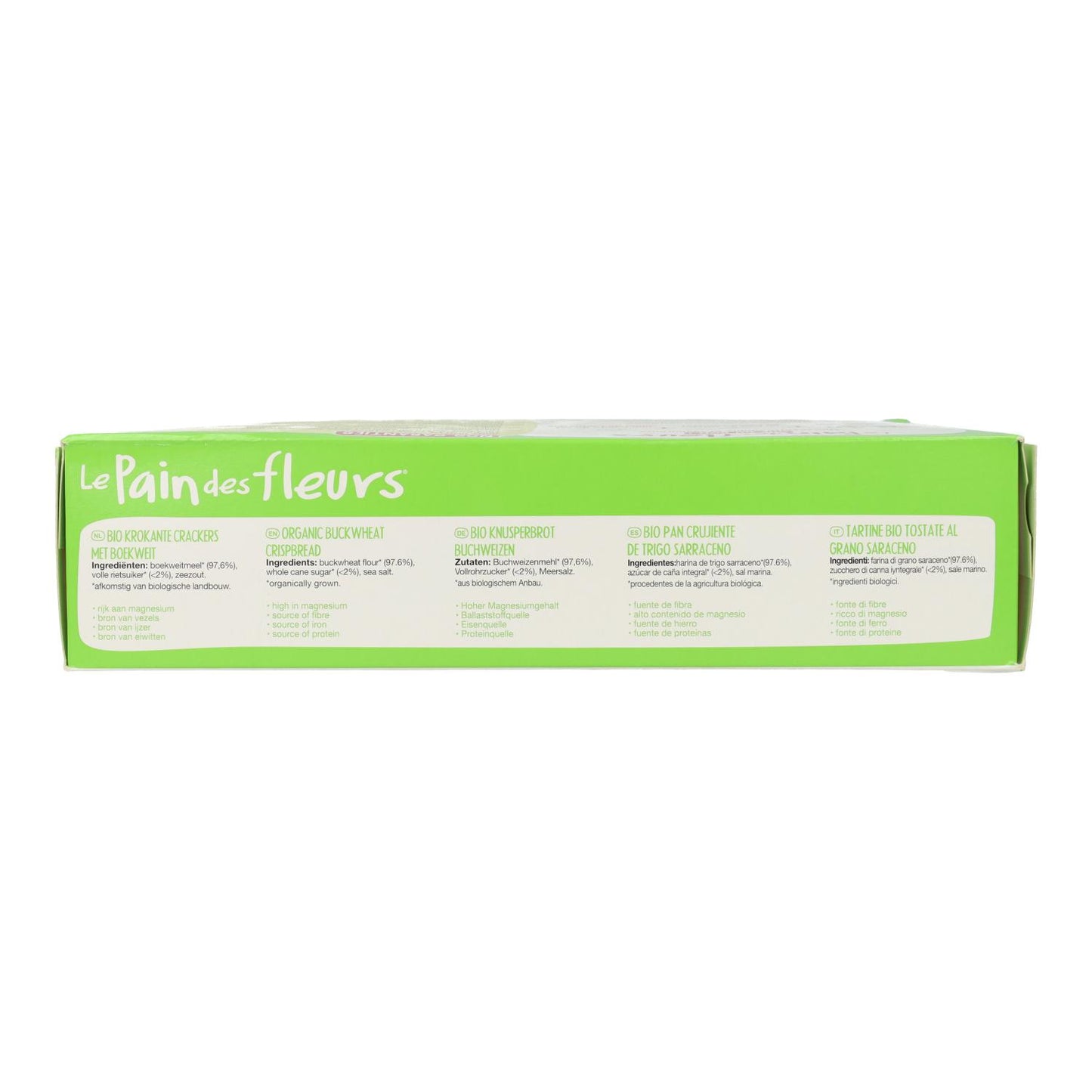 Tostadas Crujientes Trigo Sarraceno sin gluten Le Pain de Fleurs 300 g