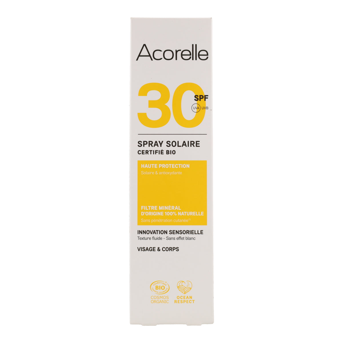 Zonnebrandspray SPF 30 Acorelle 100 ml