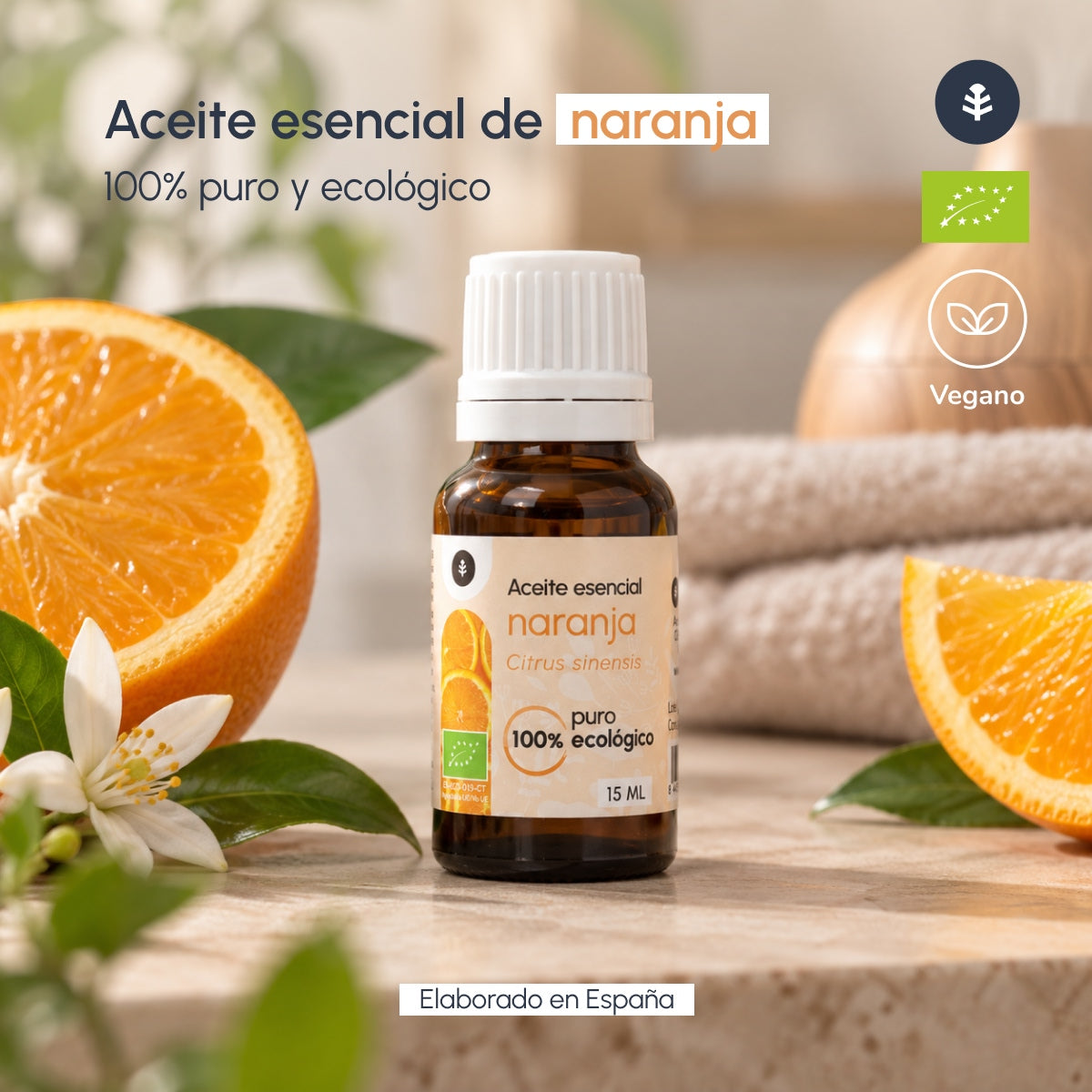 Zoete sinaasappel etherische olie Bio Planeta Huerto 15 ml