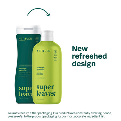 Super leaves Kalmerende douchegel Olive Leaves 473 ml