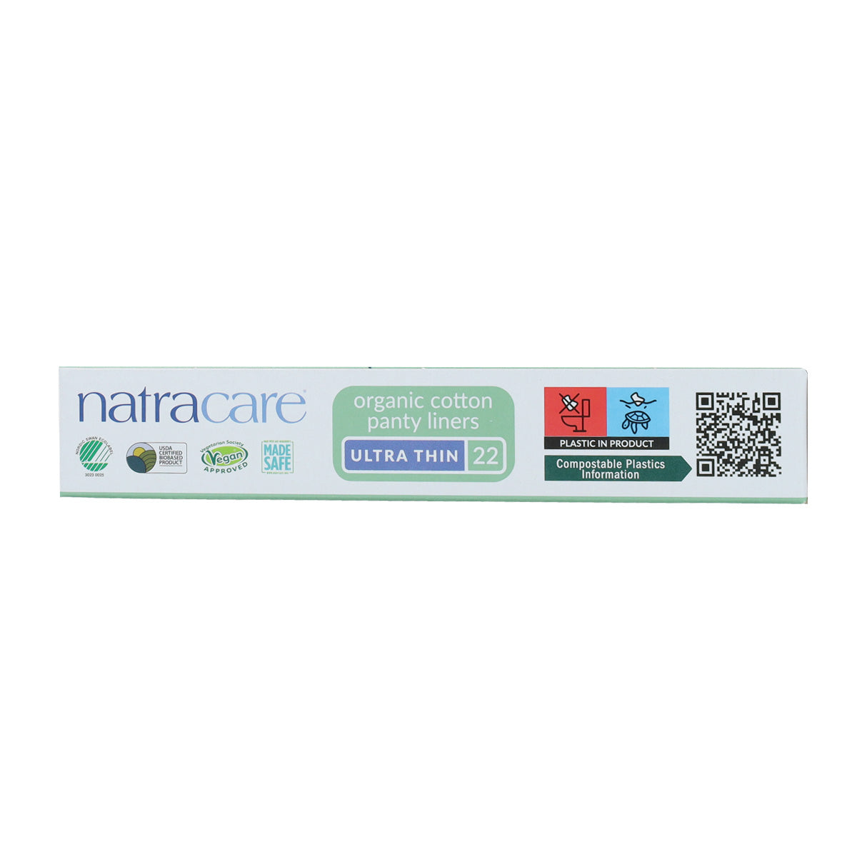 Salvaslip ultra fino algodón eco 100% Natracare 22 Uds
