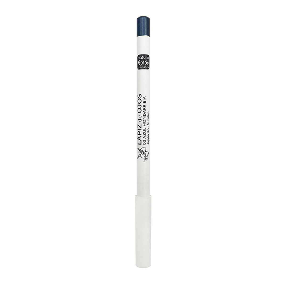 Lapiz Ojos 03 Azul Hondarribia Naturabio Con Aceite de Jojoba BIO, NaturaBio Cosmetics, 4 g