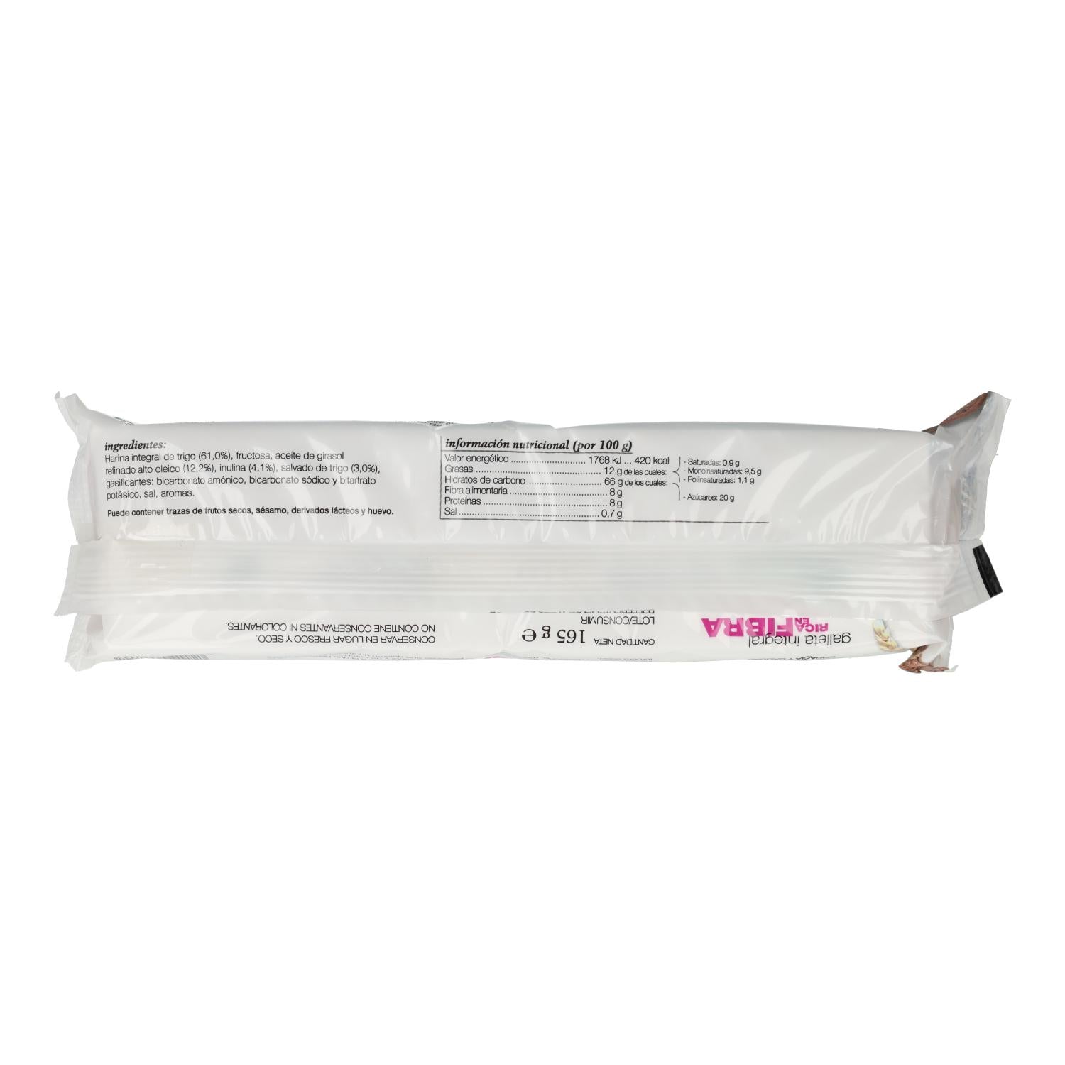 Galletas de Fibra Integral Soria Natural 165 g