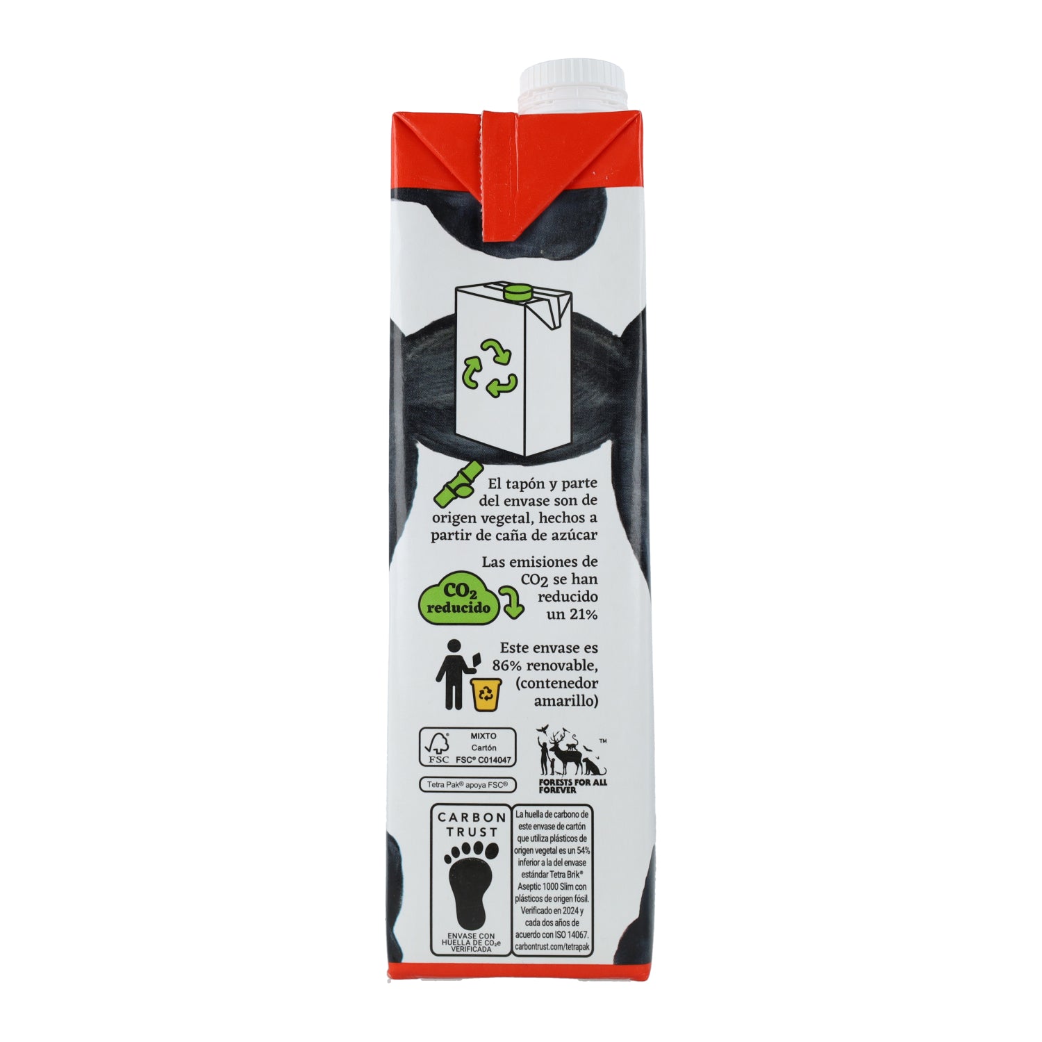 Biologische volle melk van Friese koeien 1 l