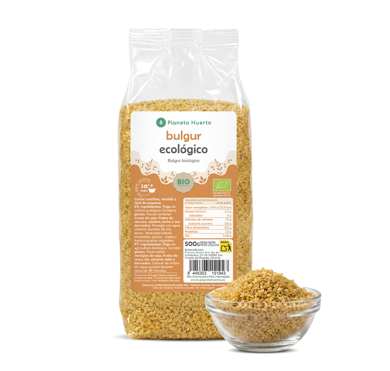 Bulgur grof ECO Planeta Huerto 500 g
