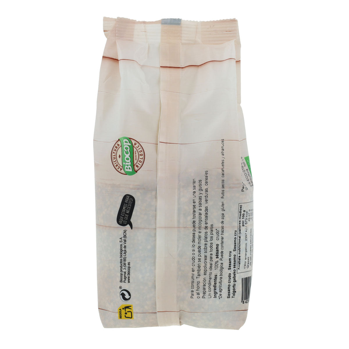 Rauwe sesamzaadjes Bio Biocop 250 g
