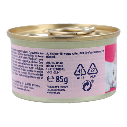 Vitakraft blikje Poésie zalmmoes 85 g natvoer voor katten