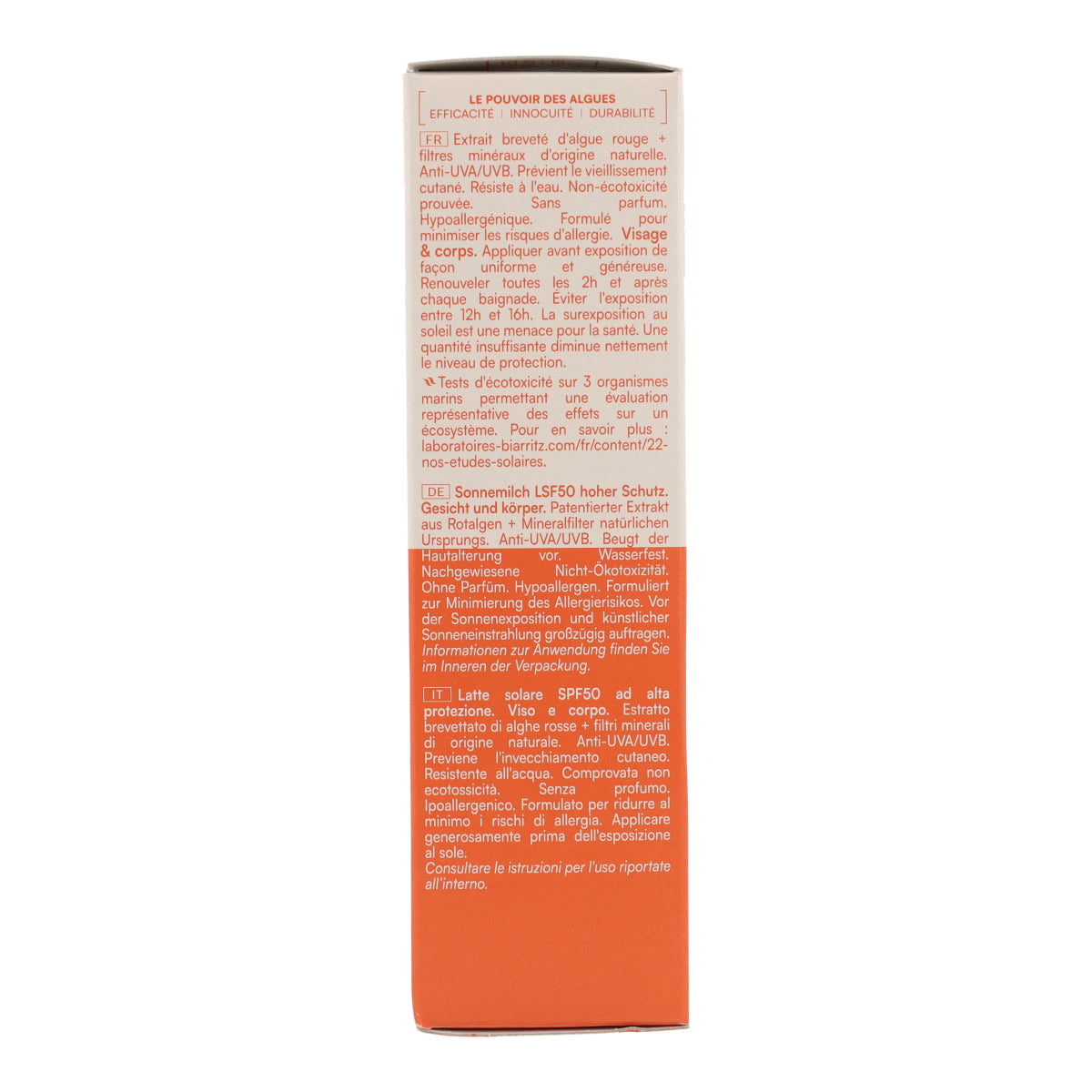 Zonnebrandcrème SPF 50 Laboratorios Biarritz 100 ml