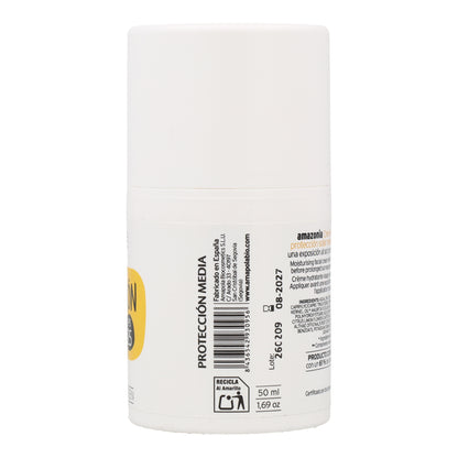 Zonnebrandcrème voor het gezicht SPF 25 Amazonia Amapola 50 ml