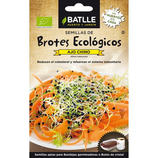 Semillas de Ajo Chino ecológicas para germinados Batlle