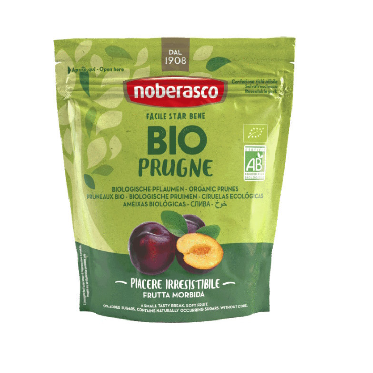Ciruelas blandas sin hueso Noberasco 200 g