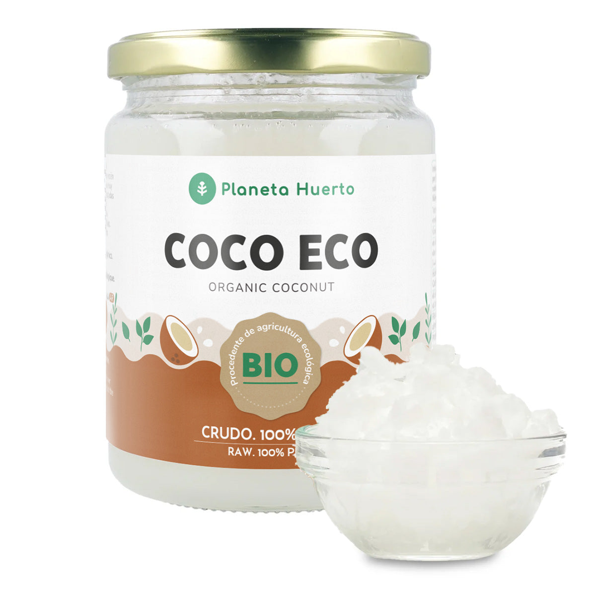 Virgin kokosolie ECO Planeta Huerto 500 ml
