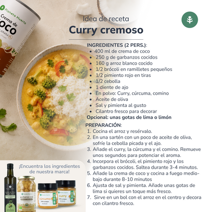 Kokosnootcrème ECO Planeta Huerto 400 ml