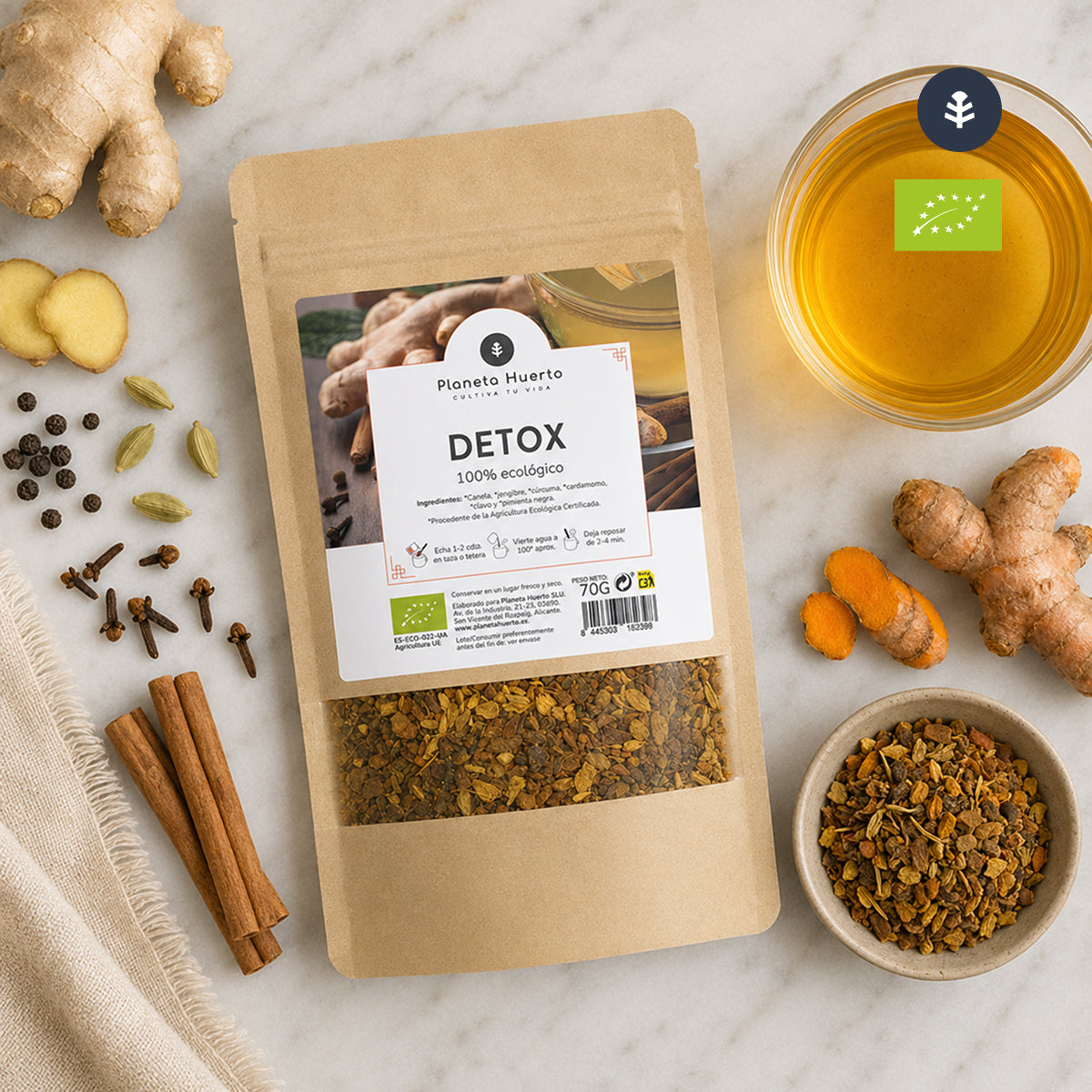 Detox-infusie ECO Planet Garden 70g