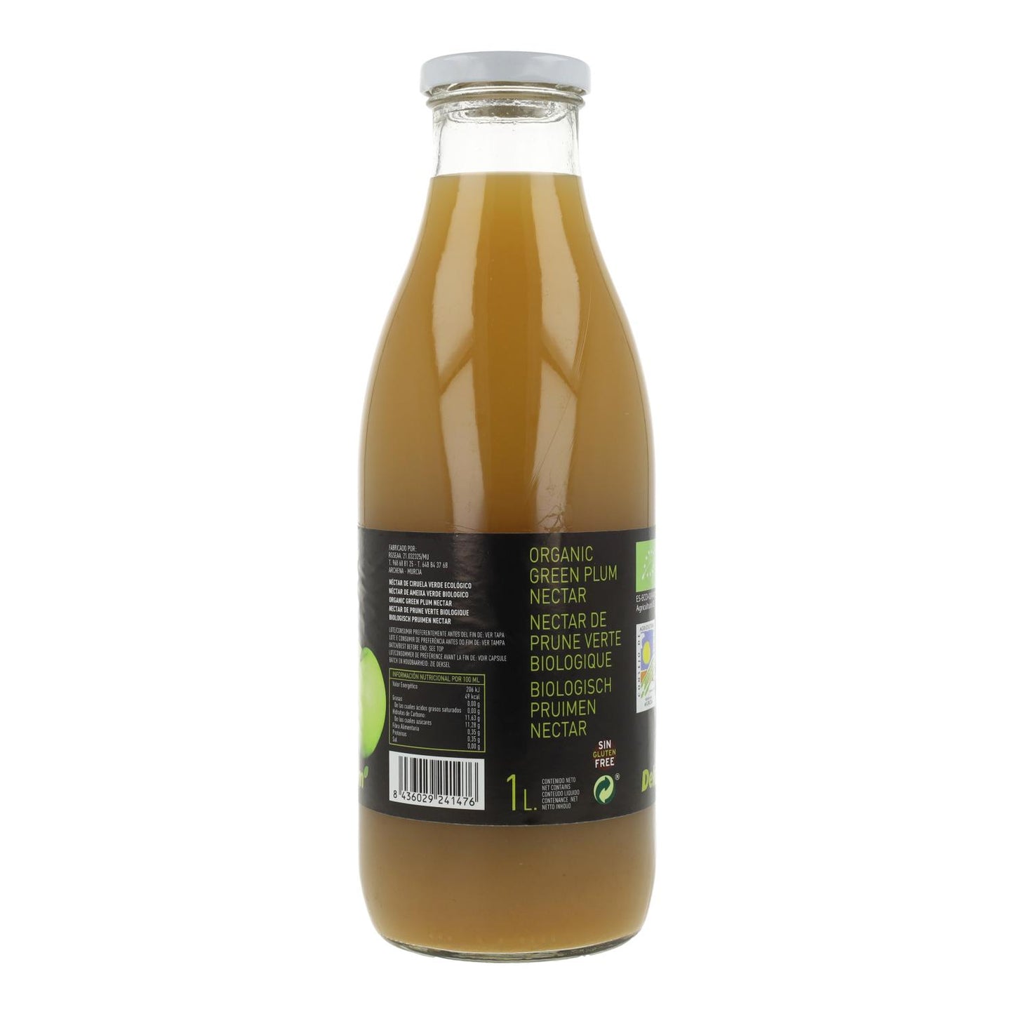 Néctar de Ciruela  Verde Ecológico  Bio Delizum 1L