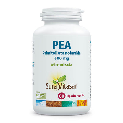 PEA Palmitoiletanolamida, Sura Vitasan, 60 cápsulas