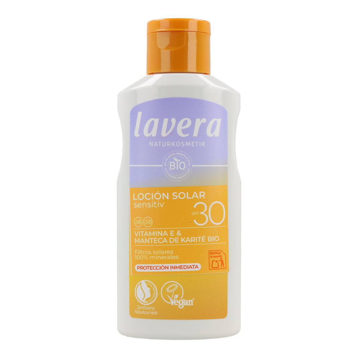 Zonnebrandcrème Sensitive SPF 30 Lavera 100 ml