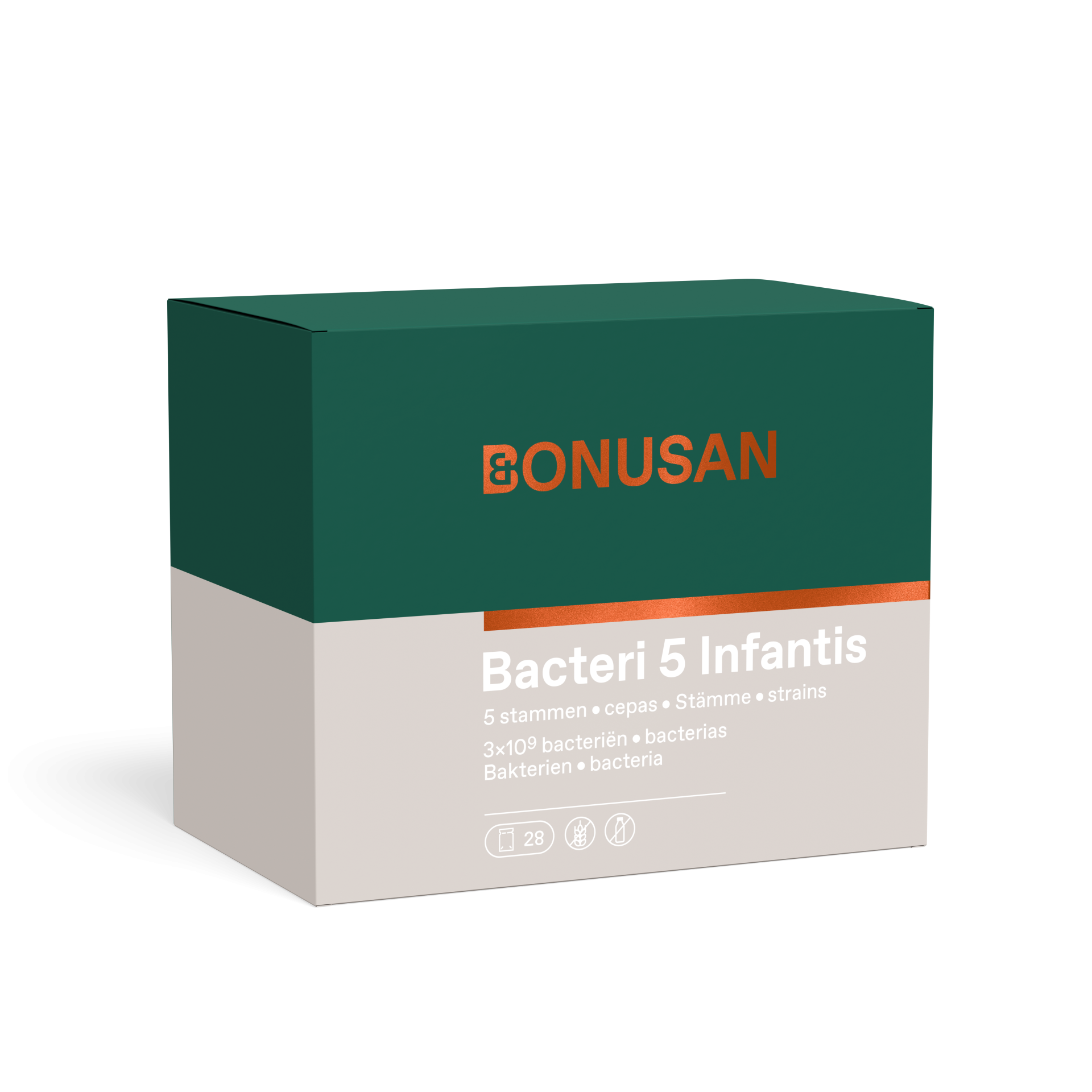 Bacteri 5 Infantis Bonusan 28 sobres