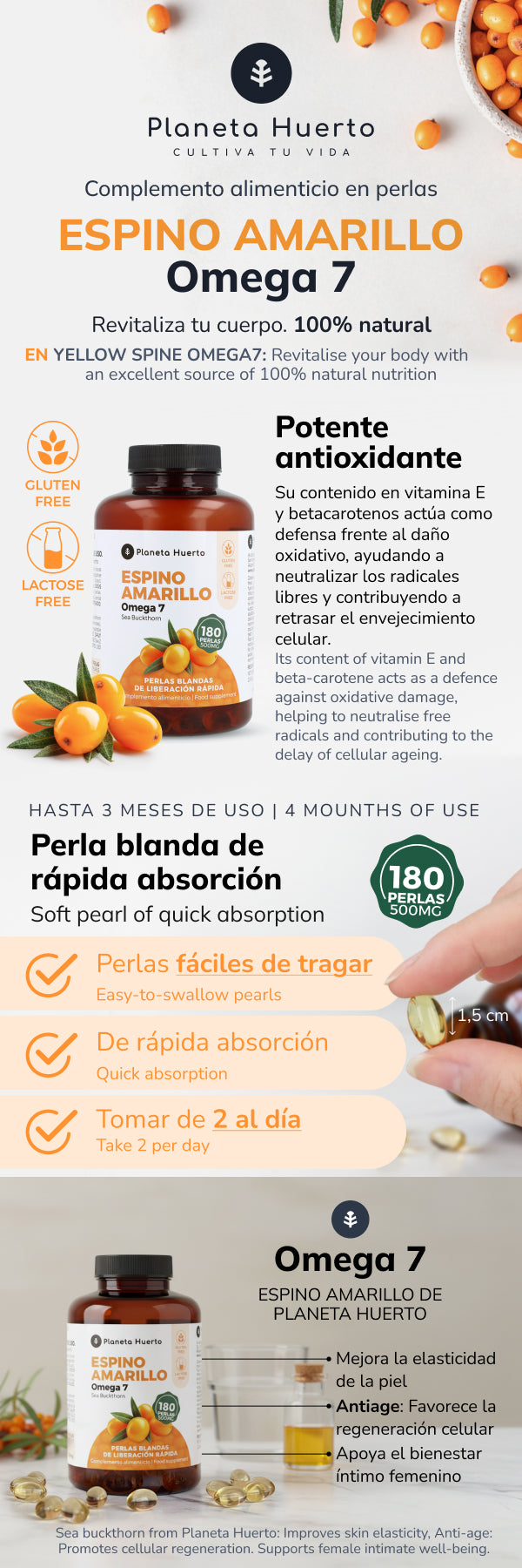 Omega 7 Duindoorn Planeet Boomgaard 180 Parels