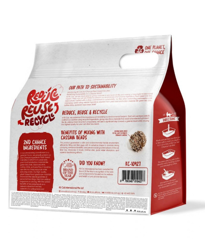 Kit Cat Arena Eco 2nd Chance - Black Tea 2,5 kg zwarte theeblaadjes, erwten en yucca