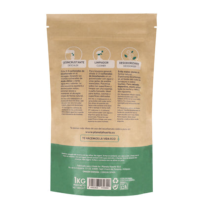 Pack 6x Bicarbonato sódico Planeta Huerto 1 Kg