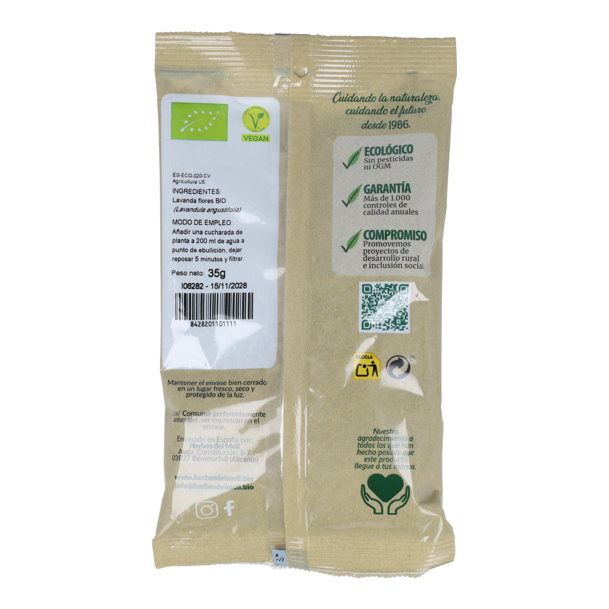 Lavendelbloemen Herbes del Molí, 35 g