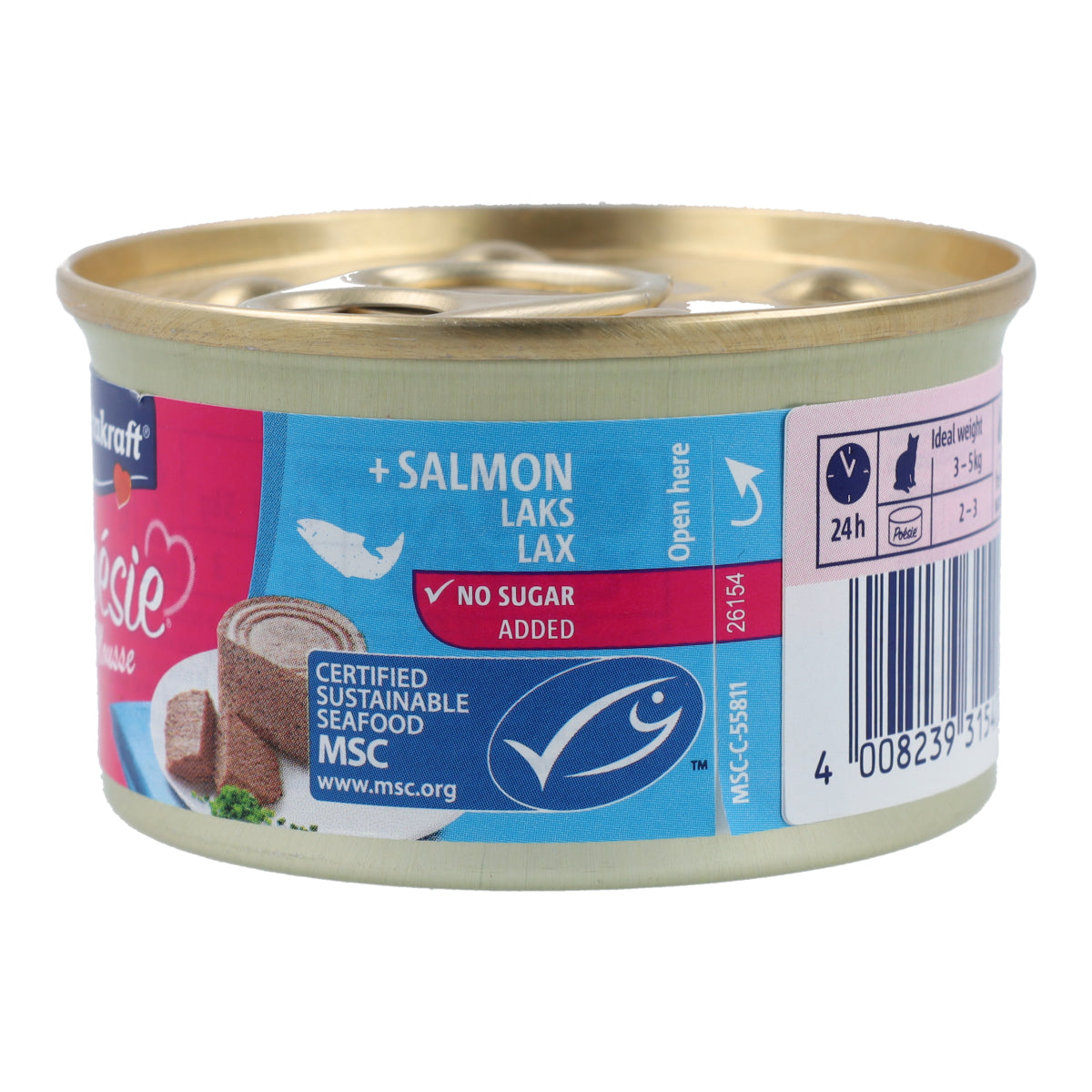 Vitakraft blikje Poésie zalmmoes 85 g natvoer voor katten
