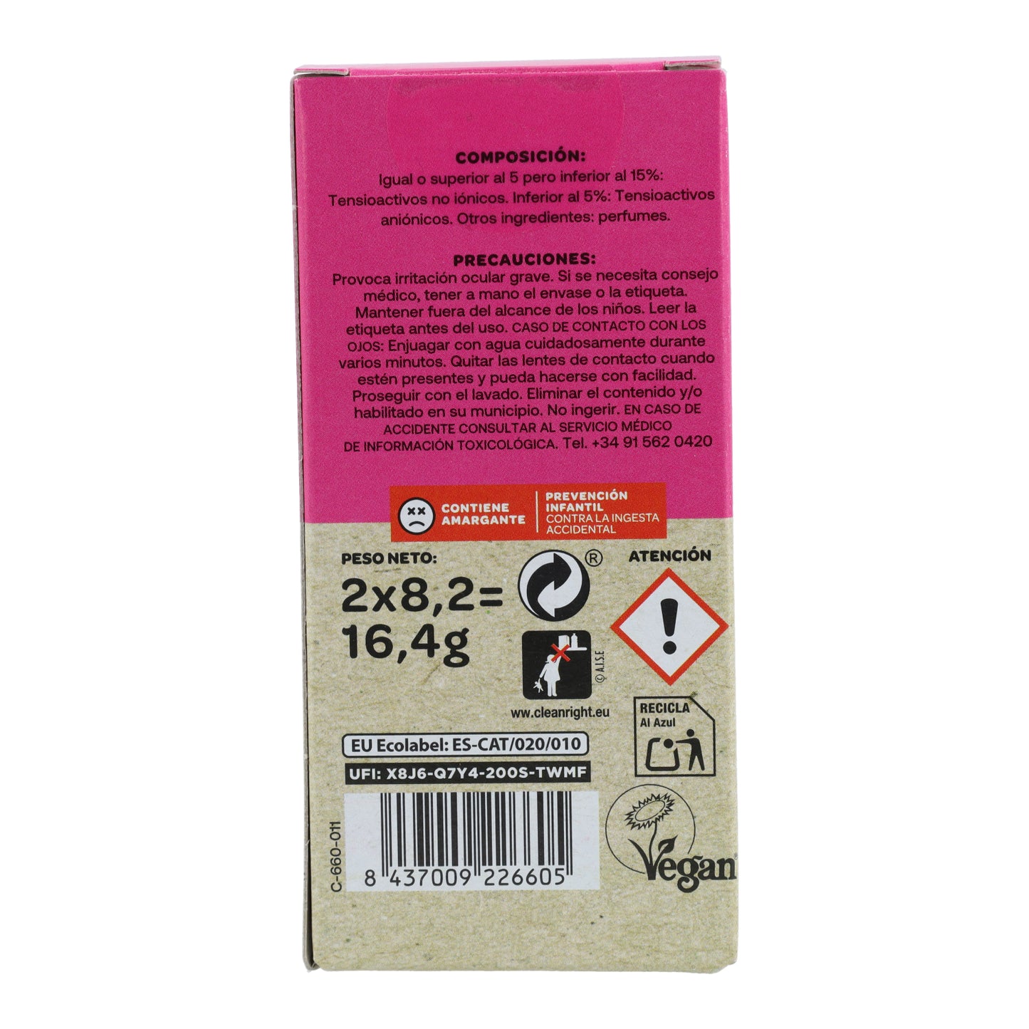 Wateroplosbare toiletreiniger Flopp  Navulling 2 capsules