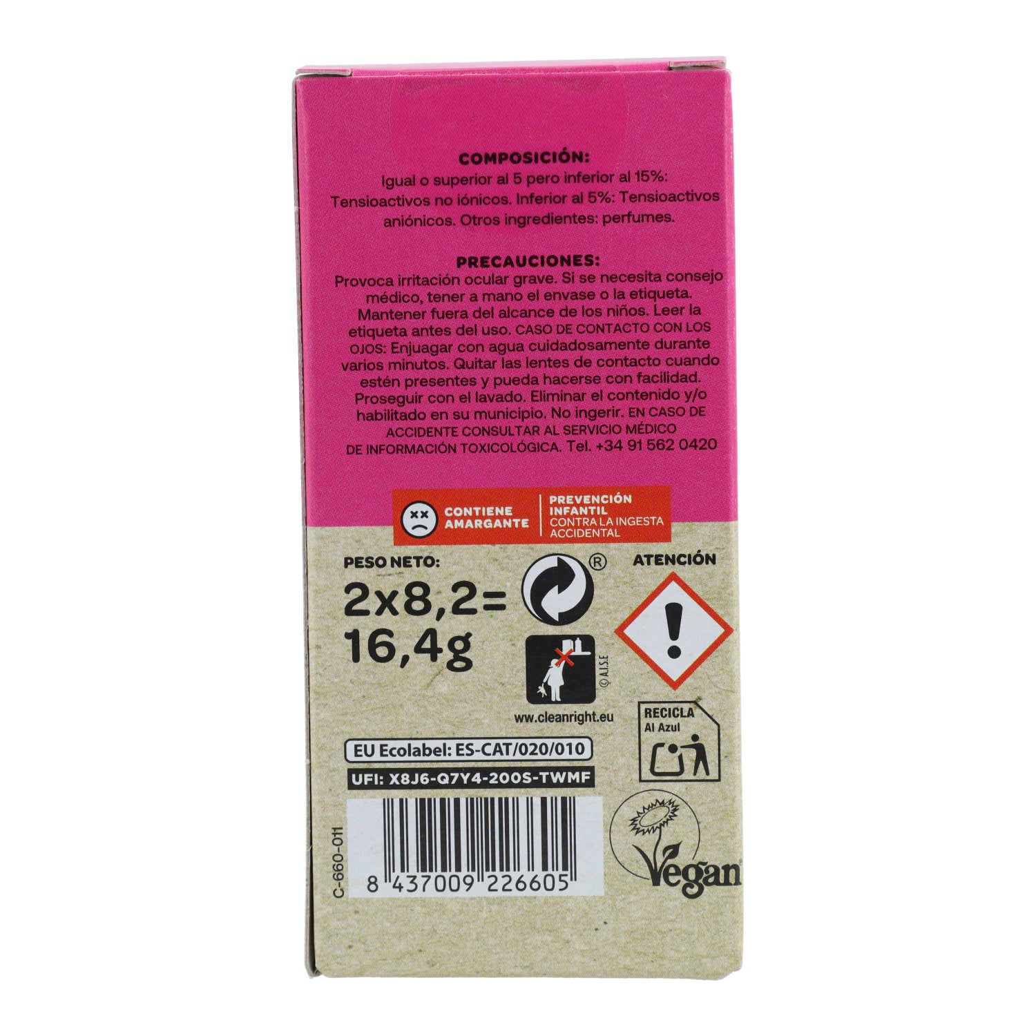 Wateroplosbare toiletreiniger Flopp  Navulling 2 capsules