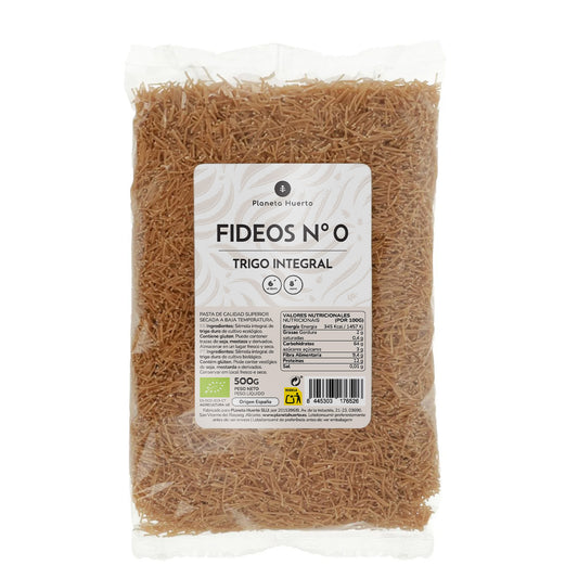 Volkoren noedels nº0 ECO Planeta Huerto 500gr