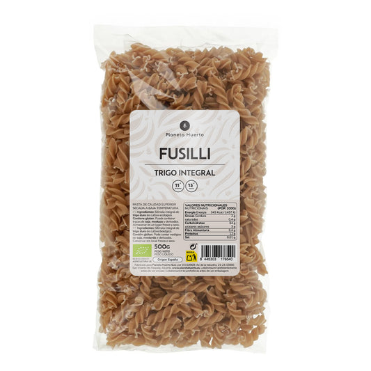 Volkoren fussilli ECO Planeta Huerto 500gr
