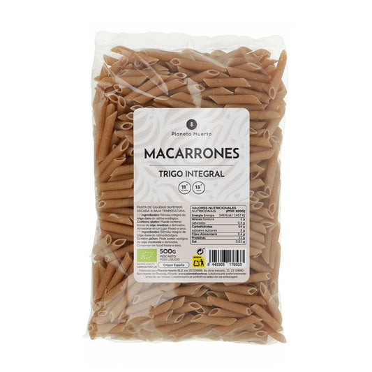 Volkoren macaroni ECO Planeta Huerto 500gr