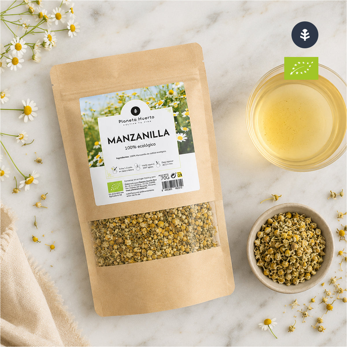 Kamille ECO Planeta Huerto 70g