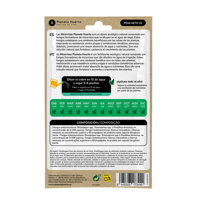 Mycorrhiza Planeta Huerto Zak voor 2 L