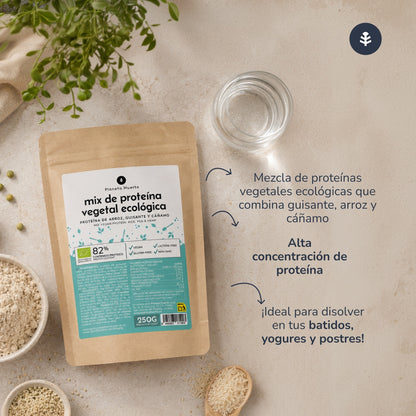 Veganistische proteïnemix voor sporters Planeta Huerto 250 g