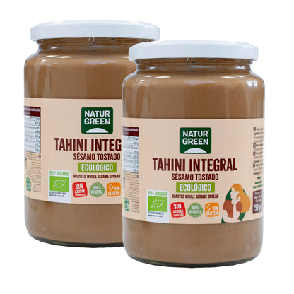 Pakket 2x geroosterde tahin Naturgreen van 800 g