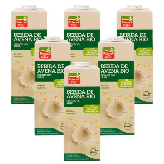 Pakket 6 x glutenvrije haverdrank La Finestra Sul Cielo 1 L
