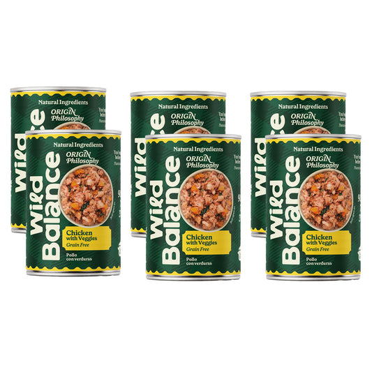 Barf-pakket kip voor honden 6 x 400 g Wild Balance
