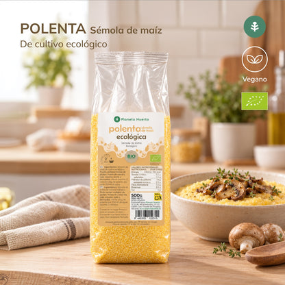 Instant polenta maïsgriesmeel ECO Planeta Huerto 500 g