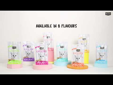 Kit Cat Cat Stick - Zalm & Zeevruchten 15 g Halfvochtige snack voor katten