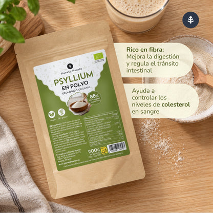 Psyllium poeder Eco Planeta Huerto 200 g