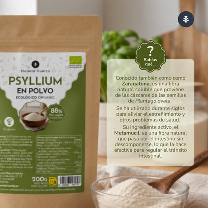Psyllium poeder Eco Planeta Huerto 200 g