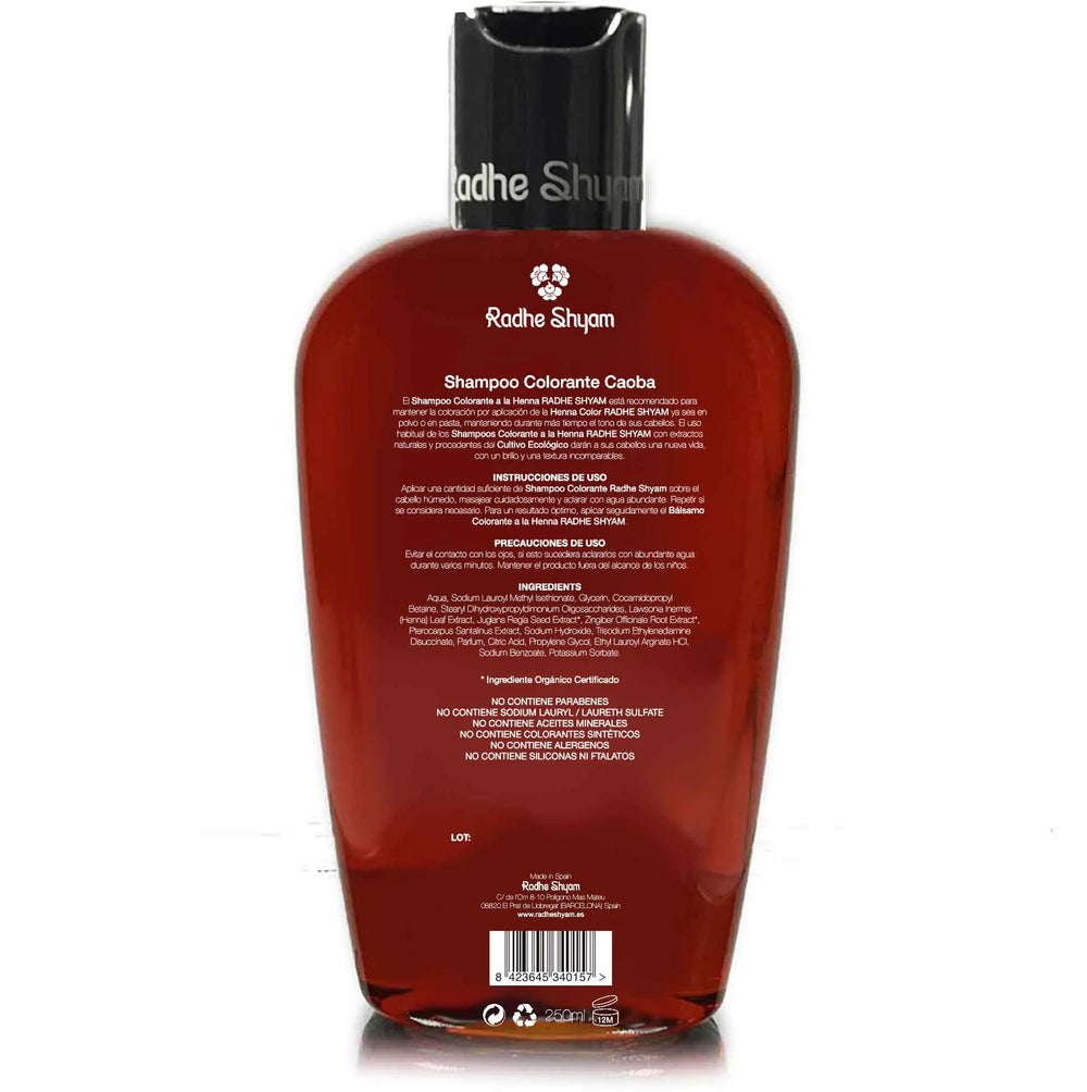 Henna Mahonie Shampoo Kleurstof Radhe